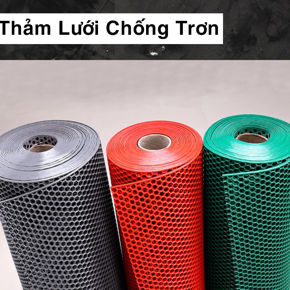 Thảm nhựa lưới PVC tổ ong chống trơn cho nhà tắm ,hồ bơi, cơ sở làm việc, khổ 90cm x 50cm