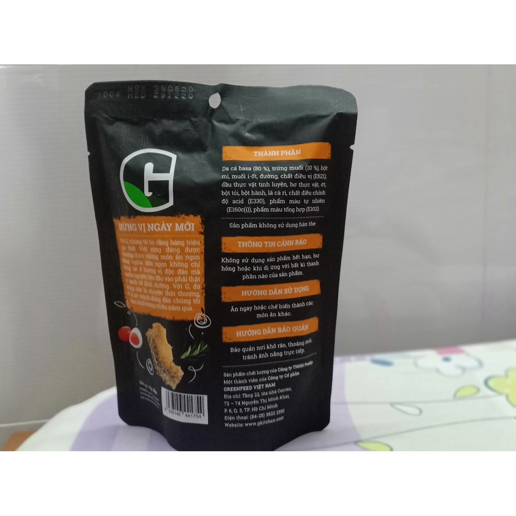 DA CÁ SẤY GIÒN - VỊ TRỨNG MUỐI G Kitchen - GÓI 25G | BigBuy360 - bigbuy360.vn