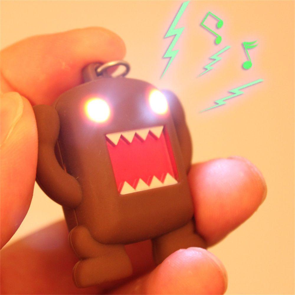 Móc Khóa Đèn LED Siêu Sáng Hình Nhân Vật Domo Kun