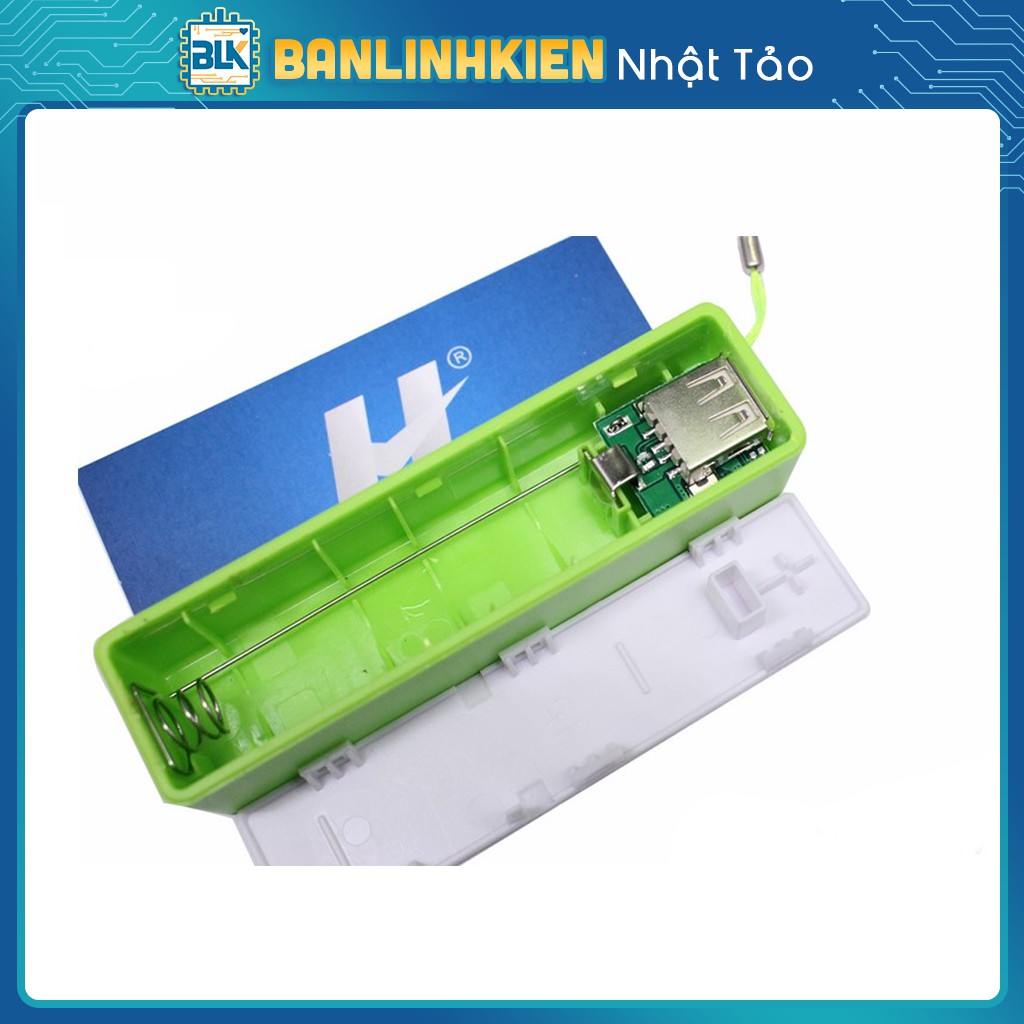 Box Sạc Pin Dự Phòng 1 Pin 2 Pin Kiểu Móc Khóa