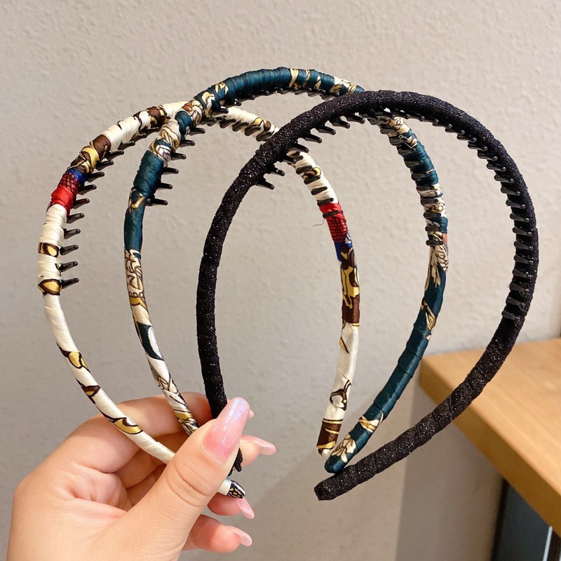 Băng Đô Cài Tóc Họa Tiết Răng Thời Trang Cho Nữ