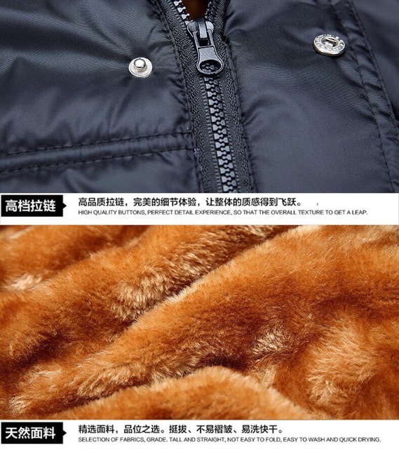 Xả hàng: sập sàn áo phao nam lót lông (có size cho người từ 55kg-100kg) | BigBuy360 - bigbuy360.vn