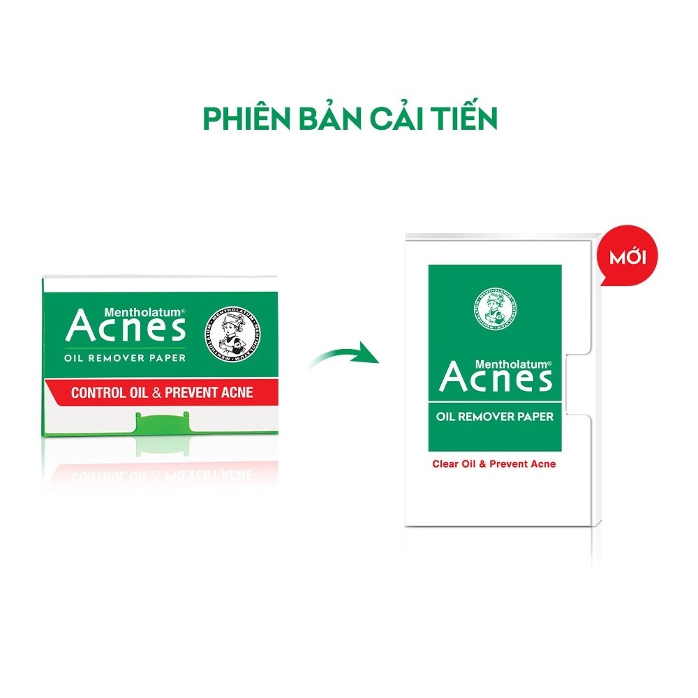 Giấy thấm dầu Acnes 50 tờ (Hàng mẫu)