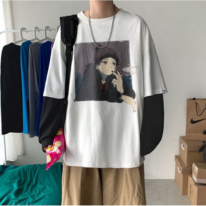 Áo thun tay lỡ Unisex Awesometee, áo phông form rộng ATL M434-69