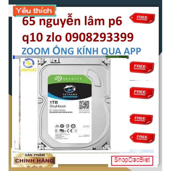 ổ cứng 1000g Seagate chuyên dụng đầu ghi fpt nhập khẩu 36th