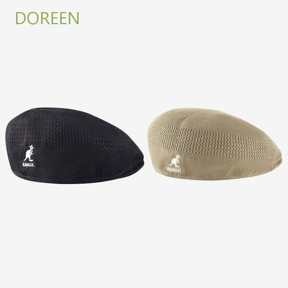 Mũ Beret Thêu Hình Kangaroo Phong Cách Hàn Quốc 1 Màu Sắc Tùy Chọn Cho Nữ