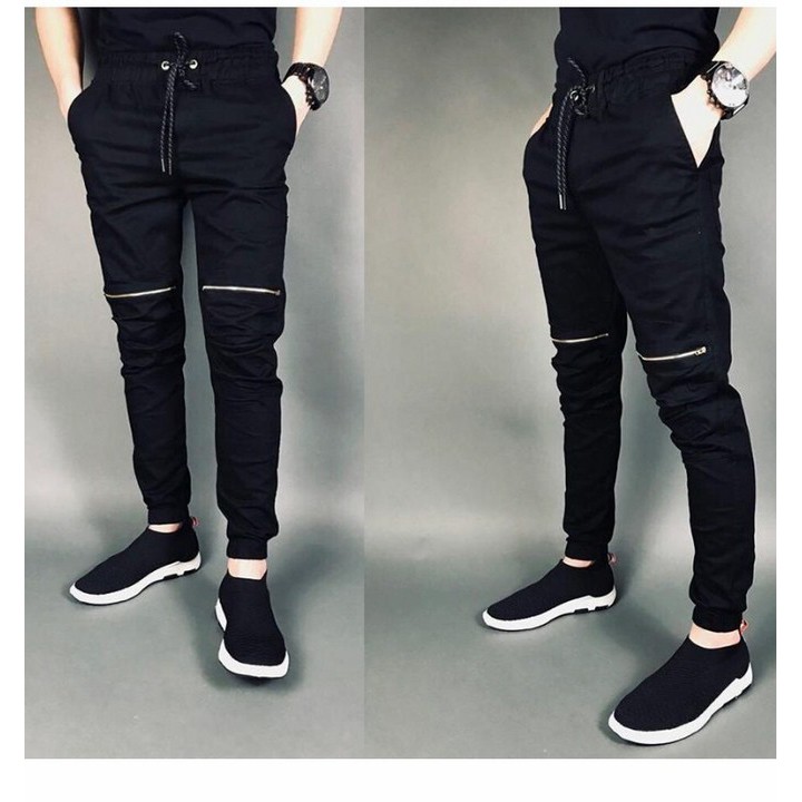 Quần jogger kaki co giãn nam nữ