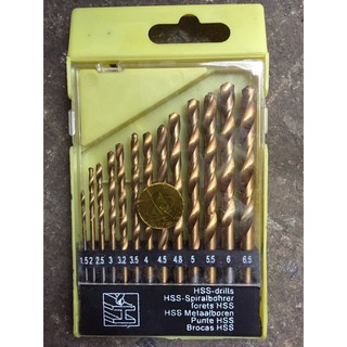 Bộ mũi khoan từ 1.5 đến 6.5 mm