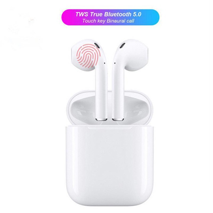 Tai Nghe Bluetooth I12 TWS Cảm Biến Vân Tay Tương Thích Với Iphone/Androi Âm Thanh Sống Động Kèm Phụ Kiện