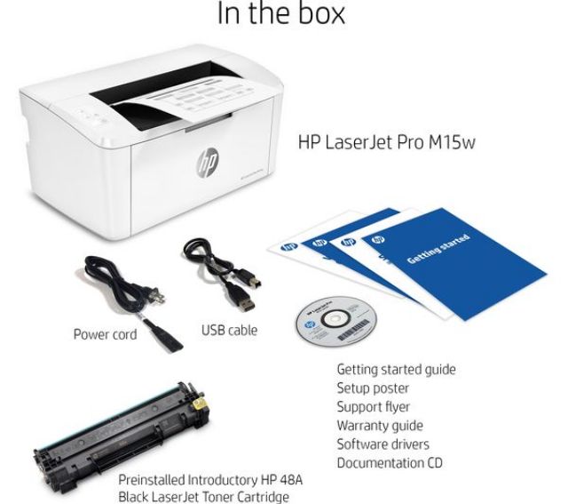 Máy in HP Laser Jet Pro M15W/M15A/1000W/12W chính hãng HP, new