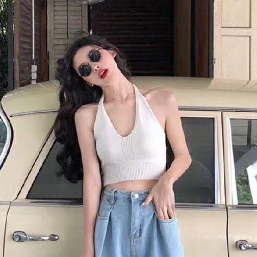 Áo croptop hai dây phong cách quyến rũ thời trang mùa hè dành cho nữ | BigBuy360 - bigbuy360.vn