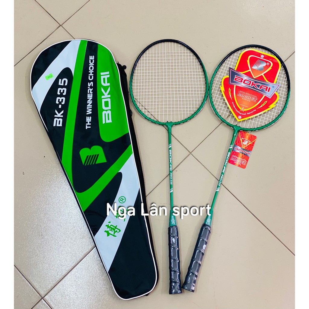 Cặp hai vợt cầu lông Bokai dành cho học sinh, sinh viên giá rẻ bền đẹp