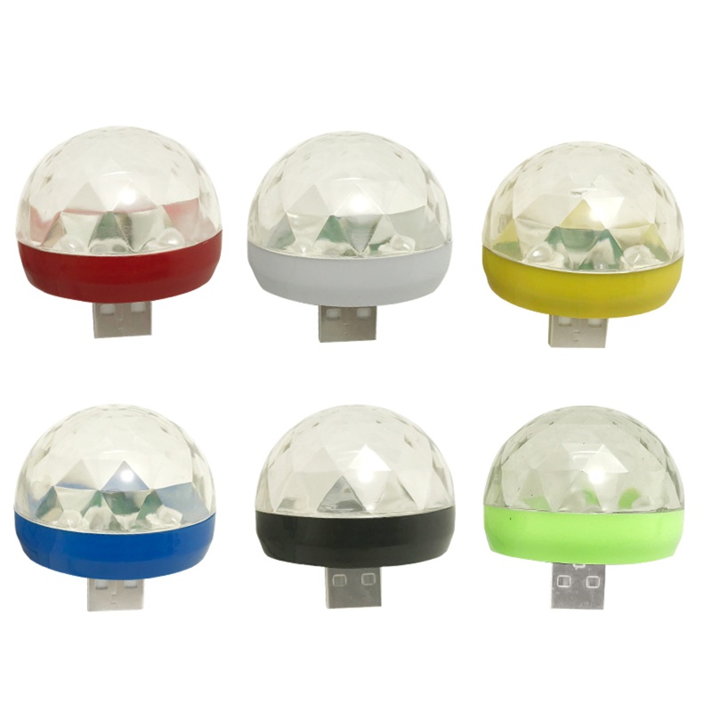 Đèn disco mini hình quả cầu có giắc cắm USB