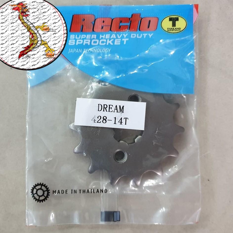 [FreeShip]  Nhông Dĩa Recto Made in ThaiLand (Honda Blade), Nhông dĩa cho xe wave Blade nhông 14 dĩa 37