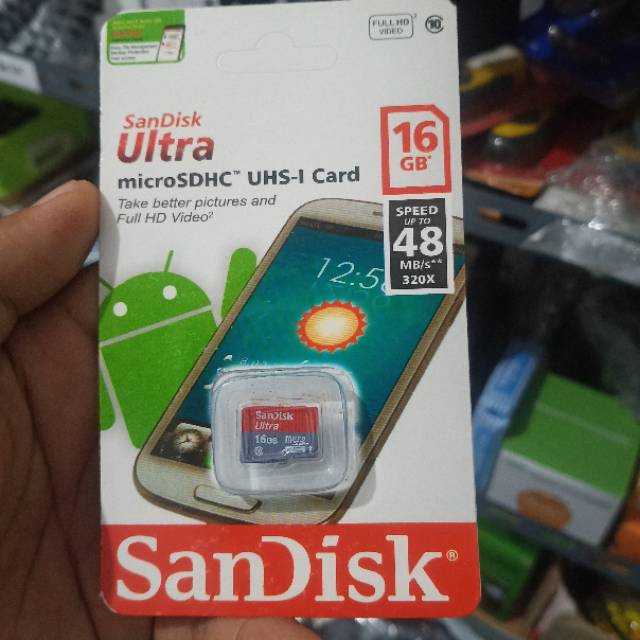 (hàng Mới Về) Phấn Má Hồng Sandisk Ultra 16gb Promo Chất Lượng Cao