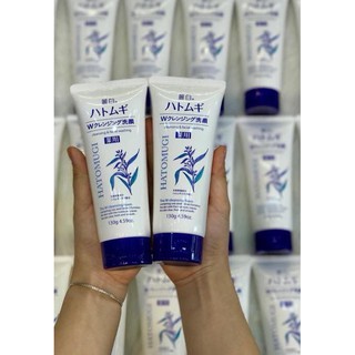 Sữa rửa mặt ý dĩ Hatomugi Naturie The W Cleansing Foam Nhật Bản 130g