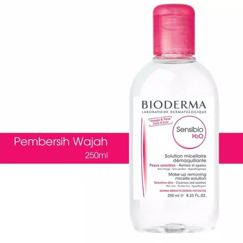 Nước tẩy trang Bioderma 250ml màu hồng