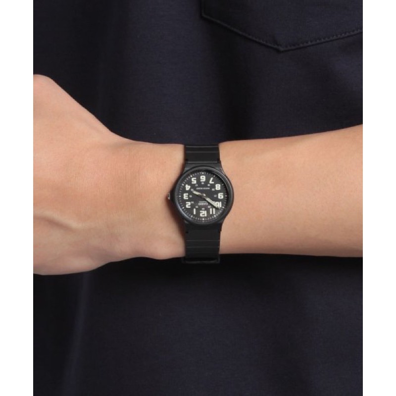 Đồng hồ nữ dây nhựa Casio chính hãng Anh Khuê MQ-71-1BDF