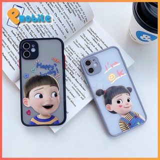 Ốp lưng điện thoại hình bé trai/bé gái siêu dễ thương ngộ