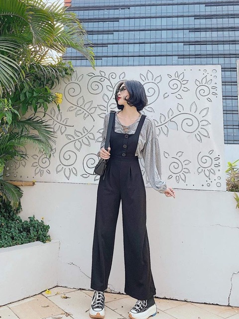 Yếm dài ống rộng yoona | BigBuy360 - bigbuy360.vn