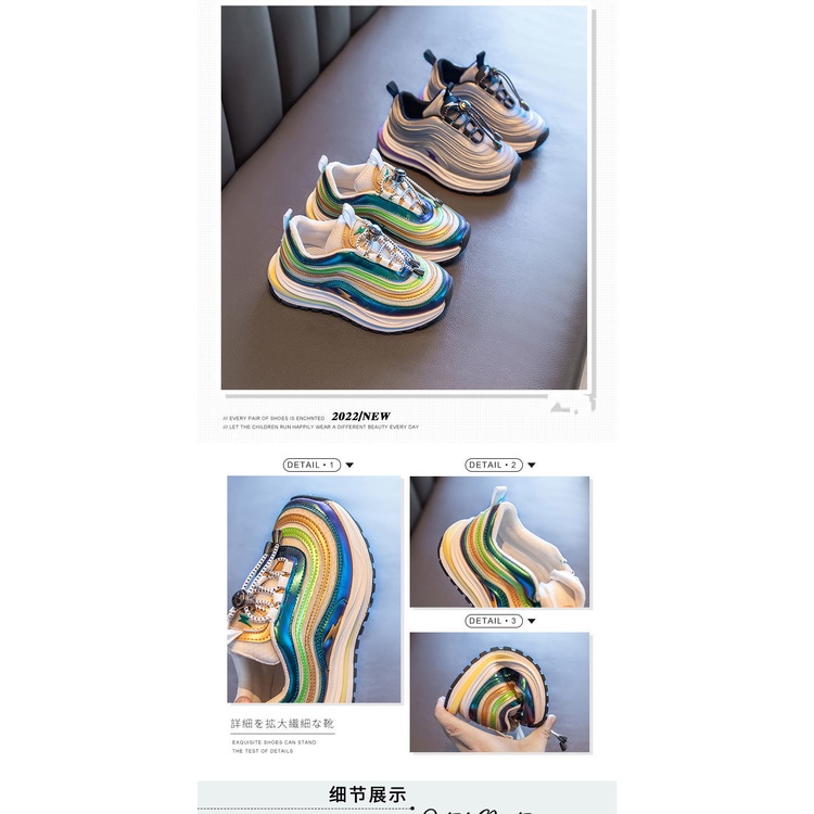 Giày Thể Thao Đế Dày Thoáng Khí Thời Trang Mùa Xuân Cho Trẻ Em 5 Tuổi