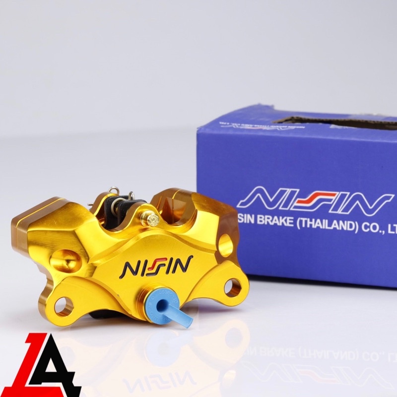 Bộ heo dầu Nissin 2 Piston chính hãng kèm pát nhôm CNC dành cho các dòng xe