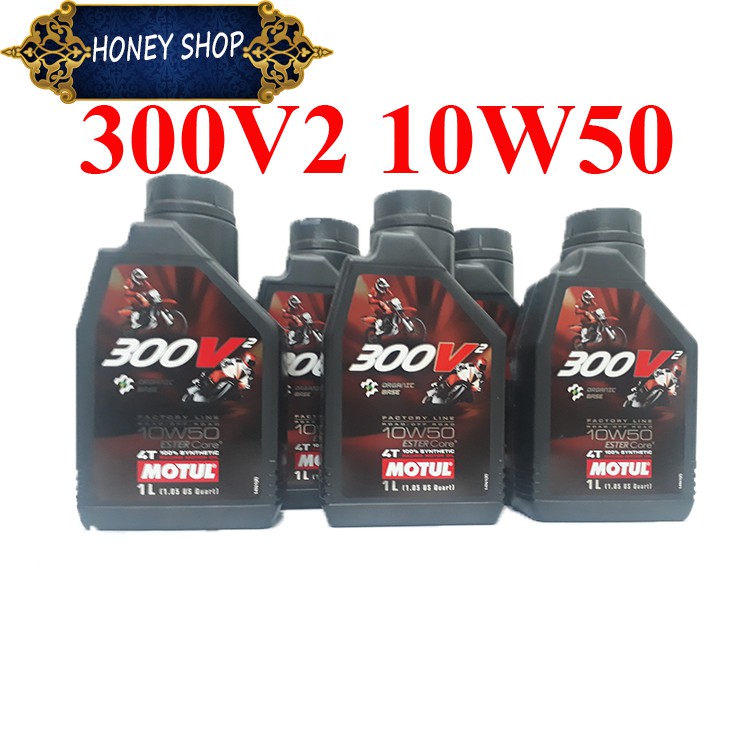 NHỚT MOTUL 300V FACTORY LINE 10W40 và 10W50 (CHAI 1 LÍT)