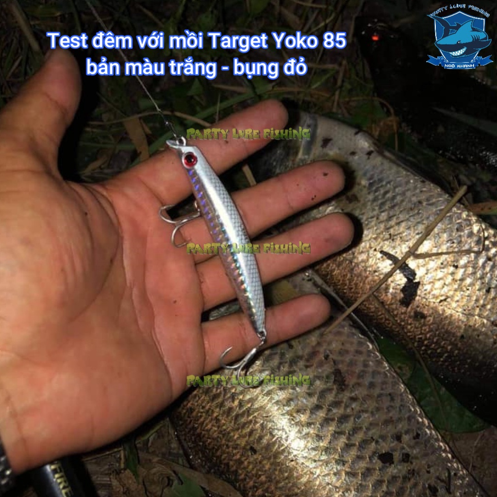 Mồi câu cá - Target Yoko 85 Slim - hàng chính hãng Target - Chuyên trị các loại cá măng, chẽm, chéc, cháo, mú...