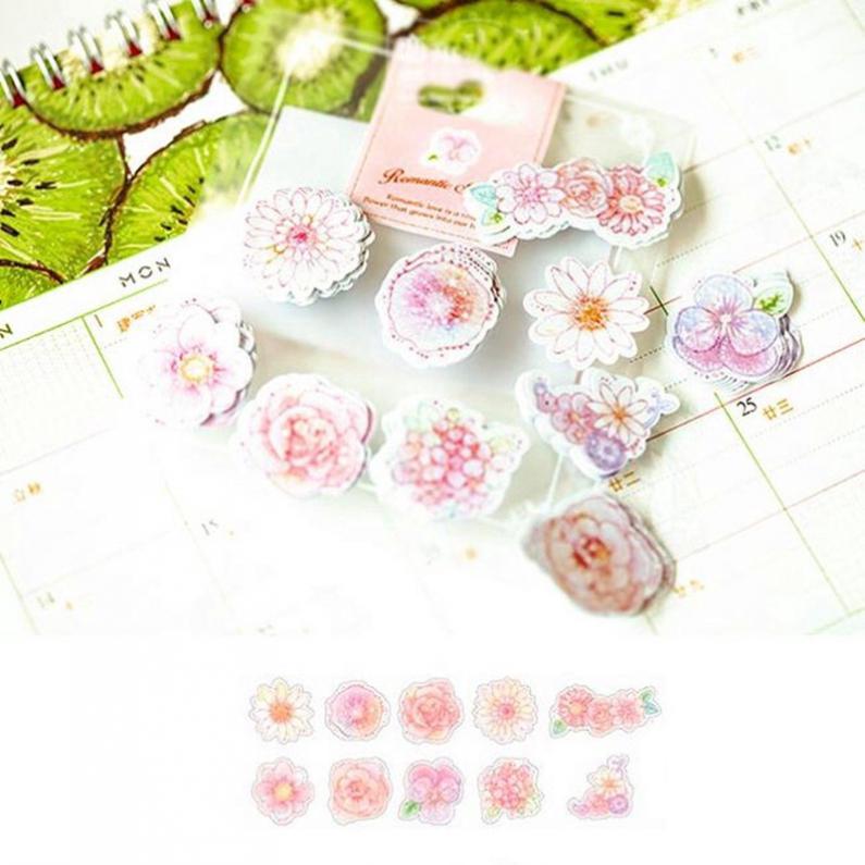Set 70 miếng dán trang trí sổ tay dễ thương