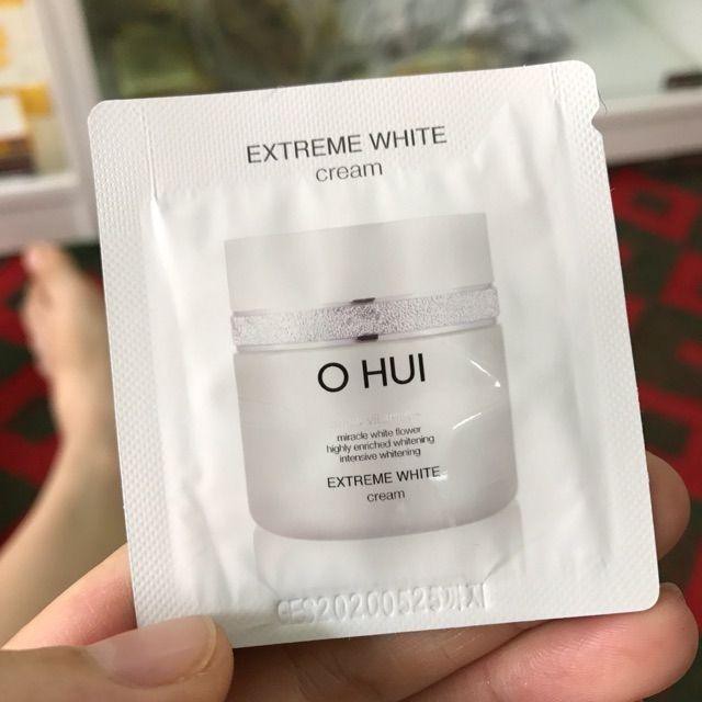 Combo 5 - 10 Gói kem Dưỡng trắng Chống Lão hóa da Ohui Extreme White