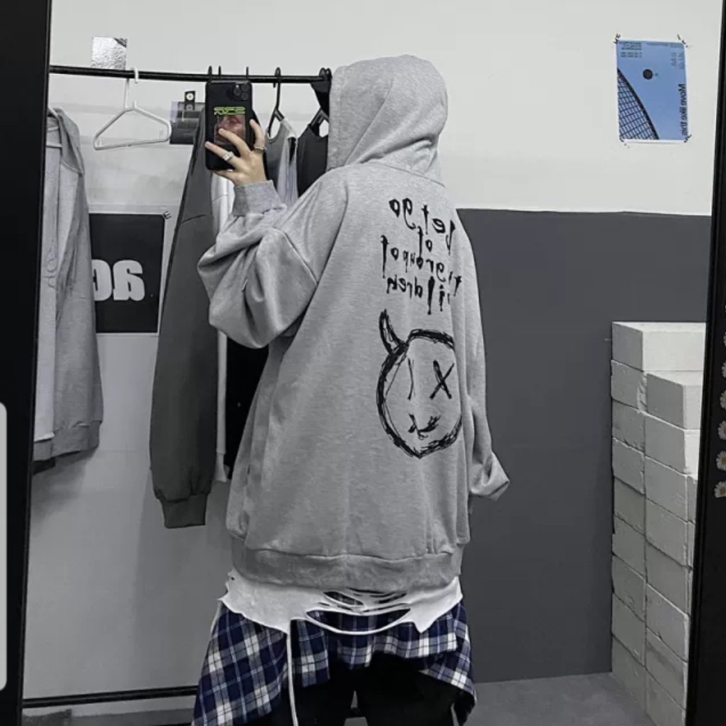 Áo khoác nỉ let go - ẢNH THẬT