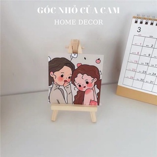 CARD CÔ GÁI MỘNG MƠ TRANG TRÍ (SET 9 MIẾNG)