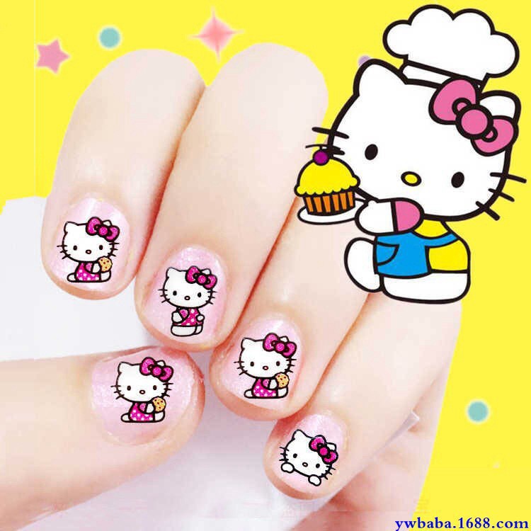 Combo 5 miếng hình nail dán móng tay cho bé gái ( Mẫu Giao Ngẫu Nhiên )