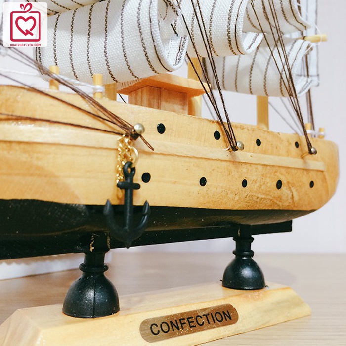 Mô hình thuyền buồm 20C3 - 20cm - Quà tặng sinh nhật, tặng bạn trai, bạn gái, người yêu