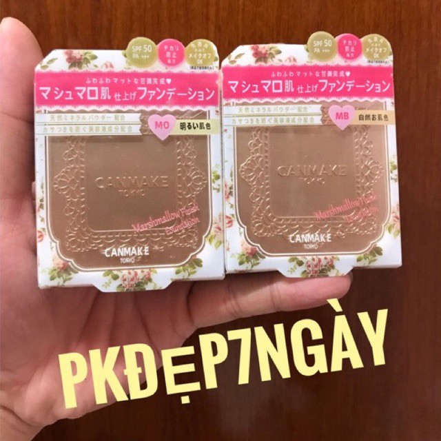Mẫu Mới - Phấn Canmake Marshmallow Finish Foundation