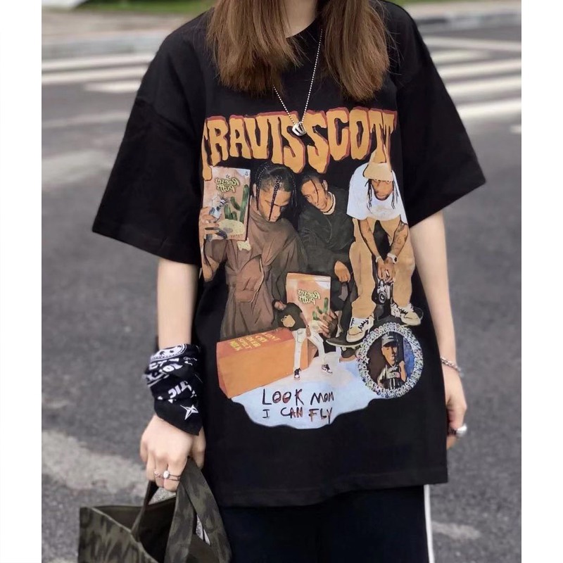 Áo thun HIIXIIVI 100% cotton tay ngắn cổ tròn phong cách Hàn Quốc thời trang mùa hè 2022