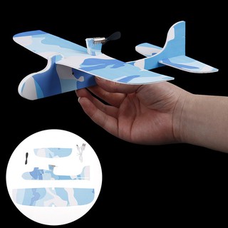 WHVN Capacitance hand throw flying planes diy kids toys foam airplane model spur