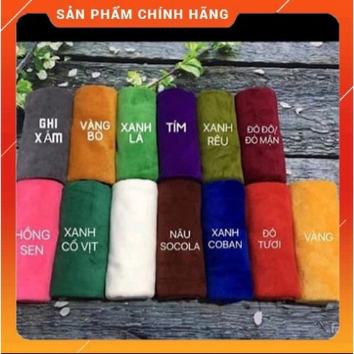 Khăn Gội, Khăn cuốn đầu dùng trong spa, thẩm mỹ viện - kích thước 35×75 - Chất vải Loại 1 - Nhận thêu logo theo yêu cầu