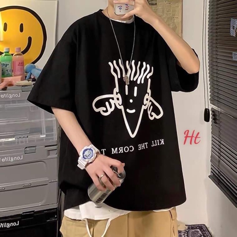 Áo phông tóc dựng đau tai H2Q877