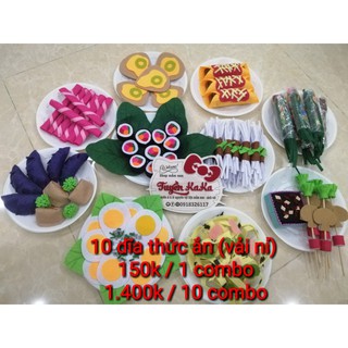 Thanh lý vải nỉ món ăn