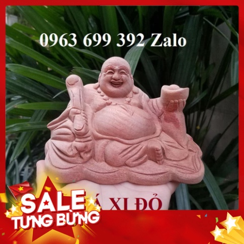 Tượng phật di lặc gỗ xá xị thơm ngát mùi hương