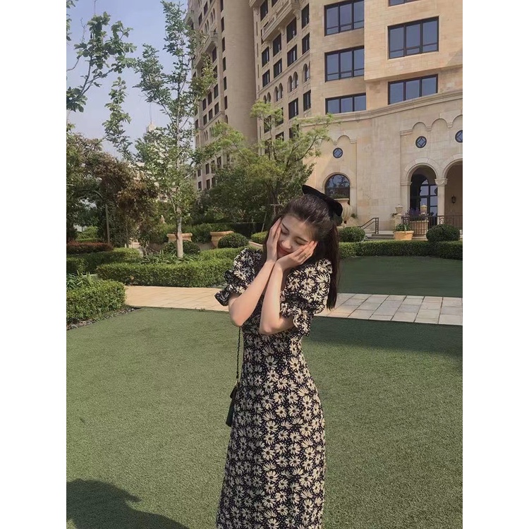 đầm đen đầm bigsize nữ đầm tay phồng đầm hở lưng đầm nữ váy hoa nhí vintage đầm đi tiệc váy tiểu thư sang chảnhváy tiểu thư sang chảnh đầm cổ vuông