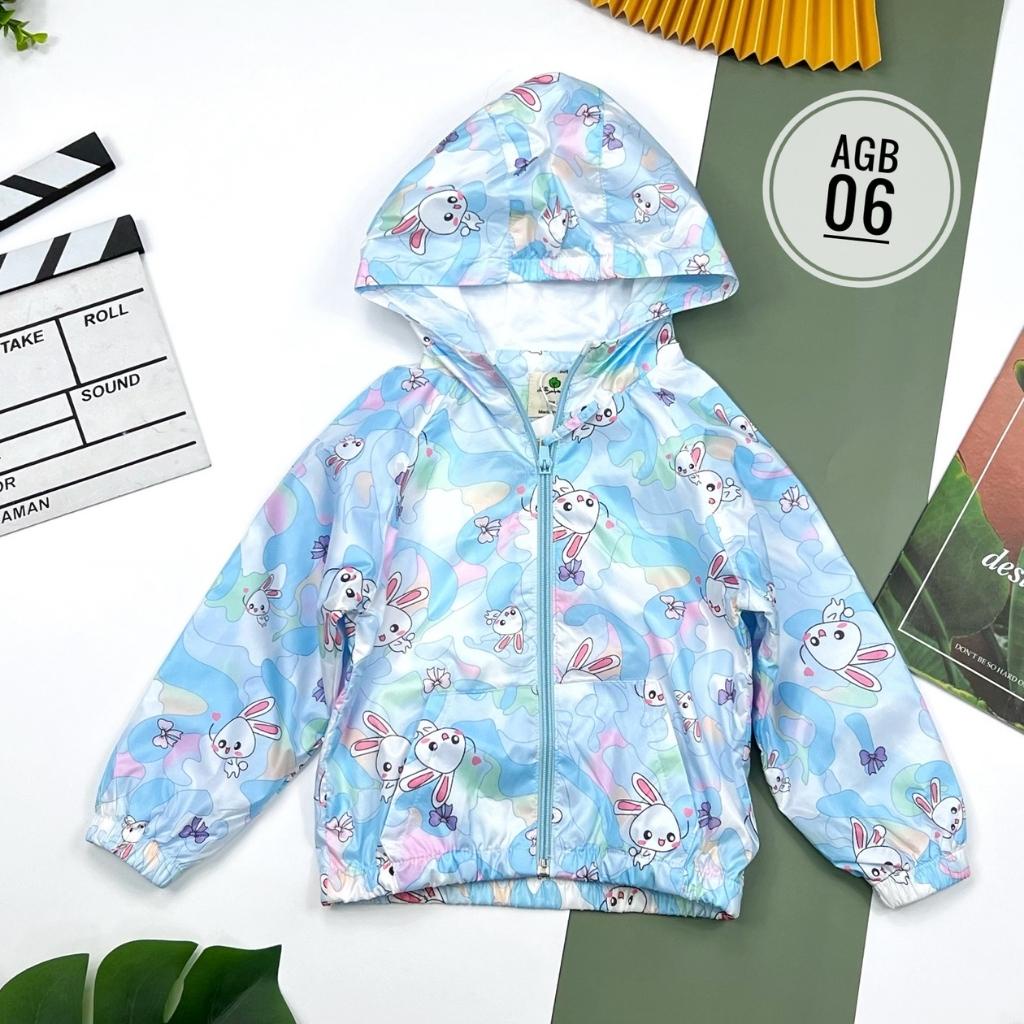 Áo khoác bé gái, áo khoác cho bé gái chất dày dặn 2 lớp, nhiều màu, size 1-5 - SUNKIDS