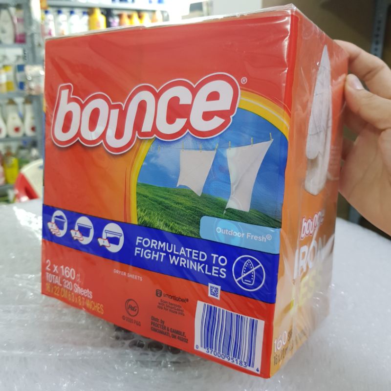 giầy thơm Bounce mỹ 1 lốc 160 tờ