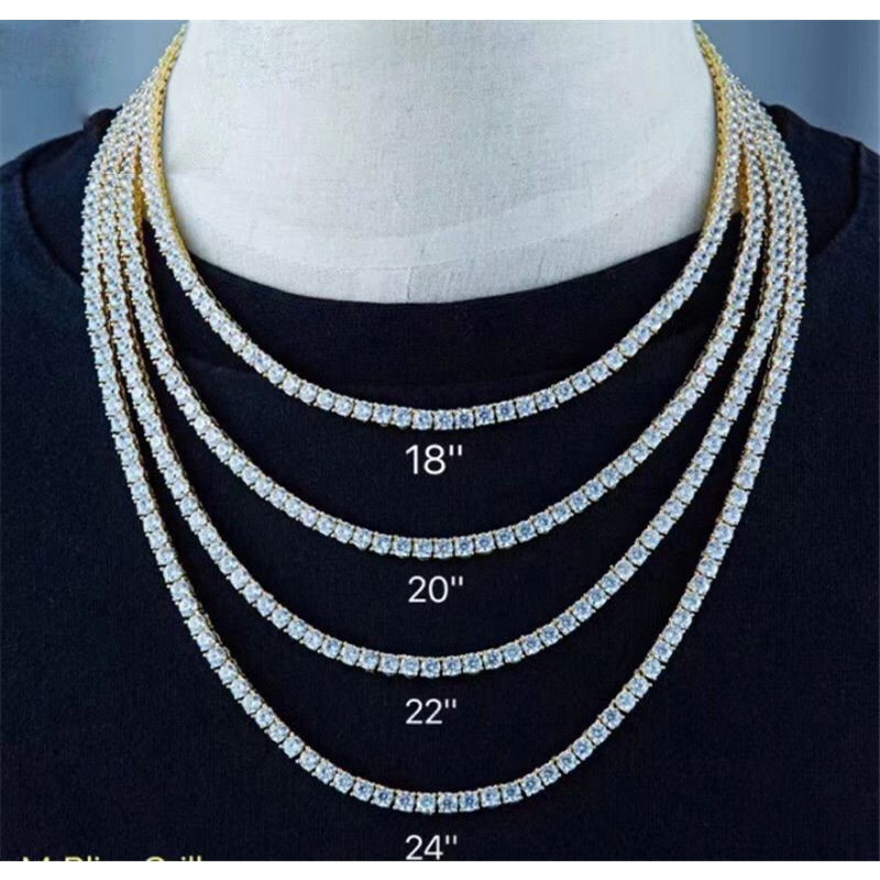 vòng cổ Đính Đá Zircon Thời Trang Cho Nam