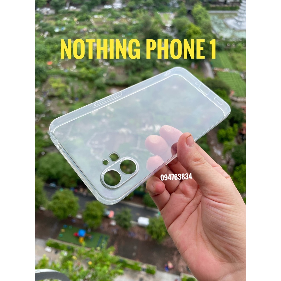 Ốp Lưng Nothing Phone 1 Dẻo Trong Suốt Chính Hãng Gor, khoét mắt Camera