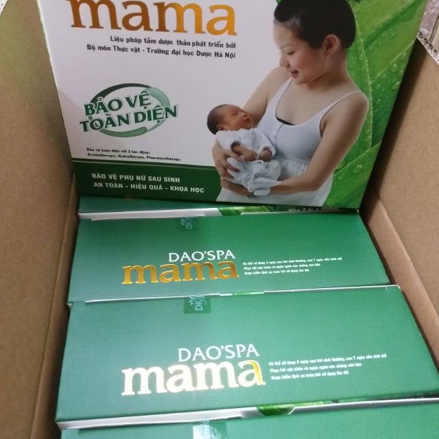 Combo 5 hộp dung dịch xông tắm Dao'spamama cho phụ nữ sau sinh