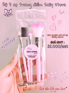 BỘ 5 CỌ TRANG ĐIỂM MAKEUP