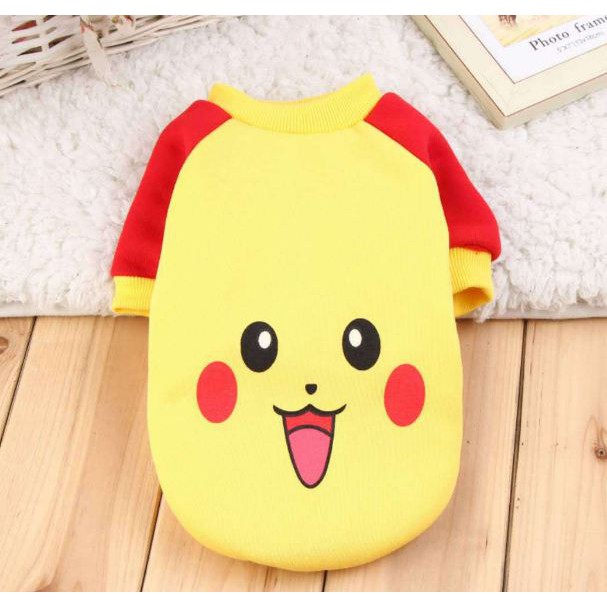 Áo nỉ hình cute dành cho chó mèo thú cưng