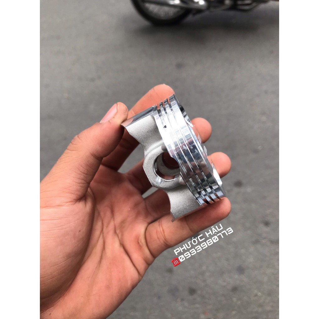PISTON Nén SIMITOYO EXCITER 62MM , Có COS - Hậu Racing Shop